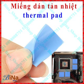 100 Miếng dán tản nhiệt thermal pad 10x10mm IC Chipset Vram Dram