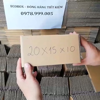 20x15x10 hộp carton đóng hàng