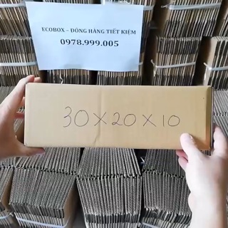 30x20x10 Hộp carton đóng hàng