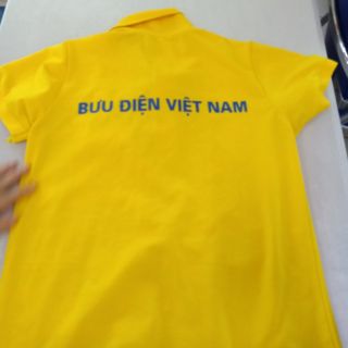 áo bưu điện Việt Nam  in chữ và logo đen