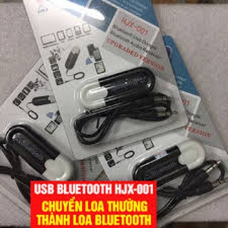 Bảo hành 12 tháng USB BLUETOOTH HJX-001 BIẾN LOA THƯỜNG THÀNH LOA BLUETOOTH