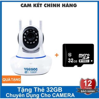 Camera Yoosee 3 Anten 20M - 1080P - Hình ảnh cực nét - Bảo hành 1 năm