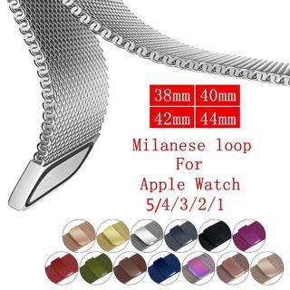 Dây đeo Milanese bằng thép không gỉ cho Apple Watch 1/2/3/4/5 42mm 38mm 40mm 44mm