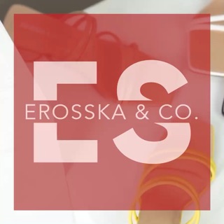 Dép cao gót Erosska thời trang mũi vuông phối dây quai mảnh cao 5cm màu kem _ EM038