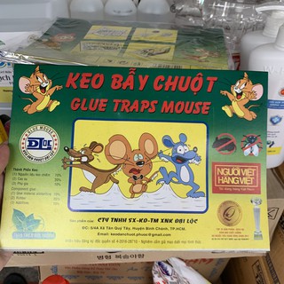 Giá sập sàn Keo dán chuột Glue Traps Mouse - miếng bẩy chuột cực dính hiệu quả