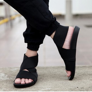 Giày sandal thời trang năng động, trẻ trung dành cho nam và nữ mới nhất năm 2019 Màu đen - Huthies