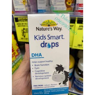 Hàng Chemist Úc DHA dạng giọt Nature’s Way Kids Smart Drops DHA _20ml