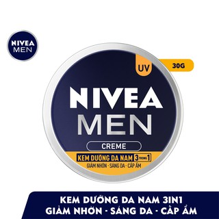 Kem dưỡng da nam Nivea Men Creme 3 trong 1 30ml - 83923