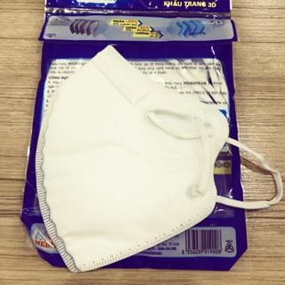 Khẩu trang cao cấp 3D NGƯỜI LỚN 5 lớp 5 chiếc/ túi siêu mềm mại chống khuẩn chống bụi mịn,bụi PM25