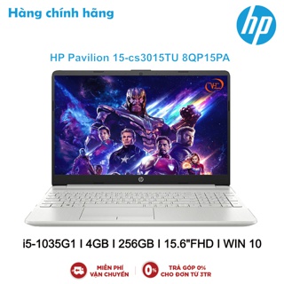 Laptop HP Pavilion 15-cs3015TU 8QP15PA Xám i5-1035G1 I 4GB I 256GB I 156