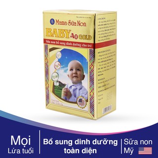 Mama Sữa Non Baby A0 Gold bổ sung dưỡng chất toàn diện - Tăng sức đề kháng cho trẻ