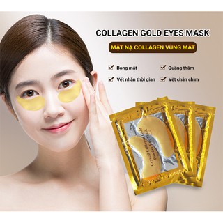 Mặt nạ mắt collagen Vàng dưỡng ẩm trị thâm bọng mắt và vùng thâm dịu nhẹ từ Hàn Quốc