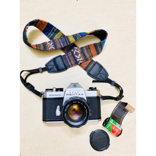 Máy ảnh film Pentax Spotmatic SPII đời 2 + lens SMC Takumar 55mm f2 bản Cam, ngàm M42