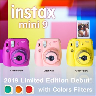 Máy chụp ảnh lấy ngay Fujifilm Instax Mini 9 Clear - Phiên bản giới hạn - Hàng chính hãng - mới bảo hành 12 tháng