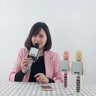 Micro không dây Karaoke JVJ YS-91 Bluetooth - Hỗ trợ ghi âm