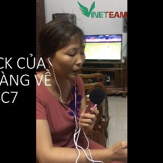 Micro Livestream C7 Loại 1, đủ phụ kiện Thu Âm Hát Karaoke Livestream 3 in 1 -DC2960