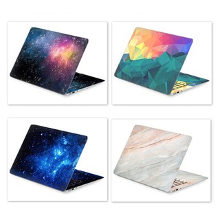 Nhãn dán laptop họa tiết nghệ thuật nhiều màu sắc cho HP/ Acer/ Dell /ASUS/ Sony/Xiaomi/Macbook Air DIY