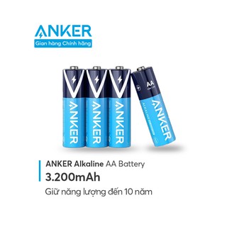Pin Kiềm AA ANKER Alkaline Bộ 2 Pin/4 Pin - B1810