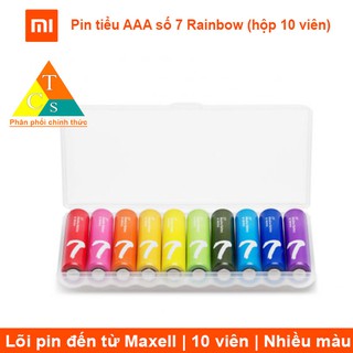 Pin tiểu AAA số 7 Rainbow hộp 10 viên | Không BH
