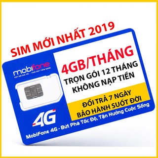Sim 4G Mobifone trọn gói 1 năm không nạp tiền MDT250A Mạnh như Sim 4G Viettel và Sim 4G Vina - Sim 4G Mobi