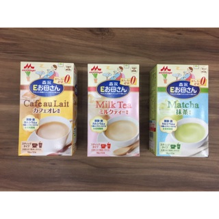 Sữa bầu MORINAGA Nội Địa Nhật 18Gr x 12 gói vị Cafe, Trà sữa, Trà xanh
