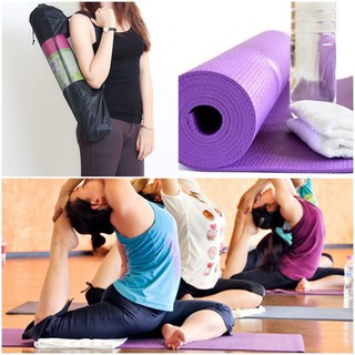 Thảm tập yoga 6ly tặng kèm túi đựng