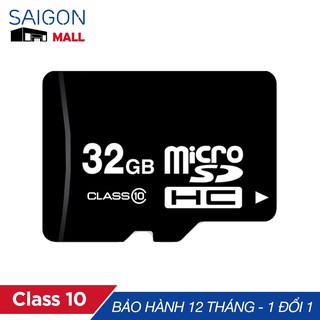 Thẻ nhớ 32GB micro SDHC class 10 - Bảo hành 12 tháng đổi mới