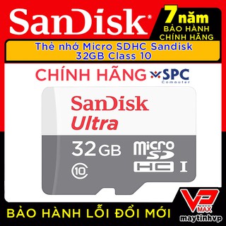 Thẻ nhớ 32GB  Sandisk Strontium class 10 dùng cho điện thoại camera BH 7 năm chính hãng