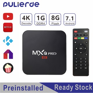 Thiết bị TV Box Android KODI chuyển đổi TV thường thành TV thông minh MXQ Pro 4K 1GB 8GB