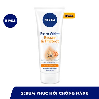 Tinh chất dưỡng thể dưỡng trắng Nivea giúp phục hồi & chống nắng Nivea SPF50 180ml - 88314