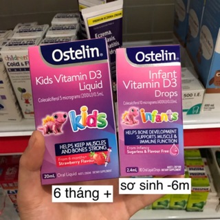 Vitamin D3 Ostelin Úc 20ml